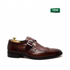 Hakiki Dana Deri Kahve Klasik Erkek Ayakkabısı 1441